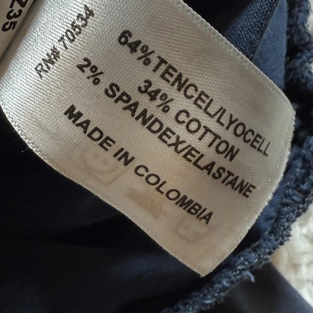 Orvis Pants Mens Medium Blue Relaxed Fit Tencel Casual Outdoors Capsule Weekend